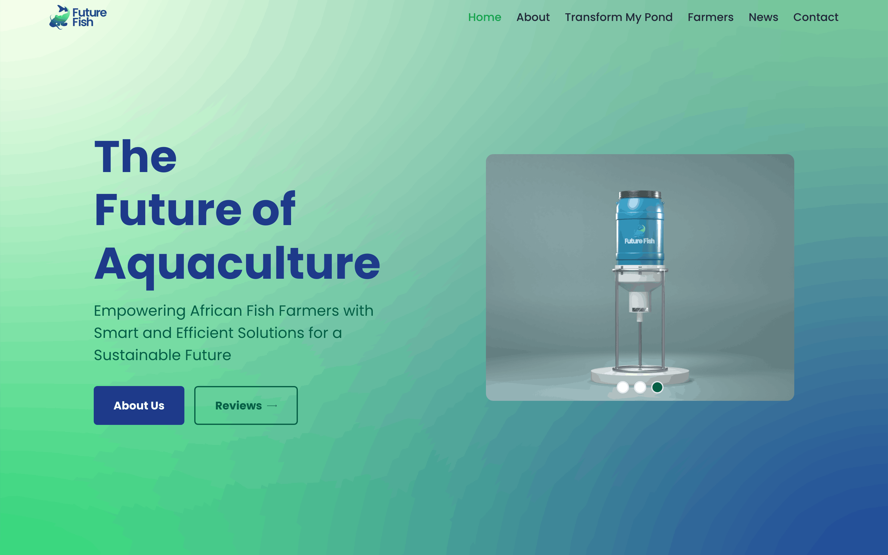 FutureFish Agro: Remote fish farming, run from a phone