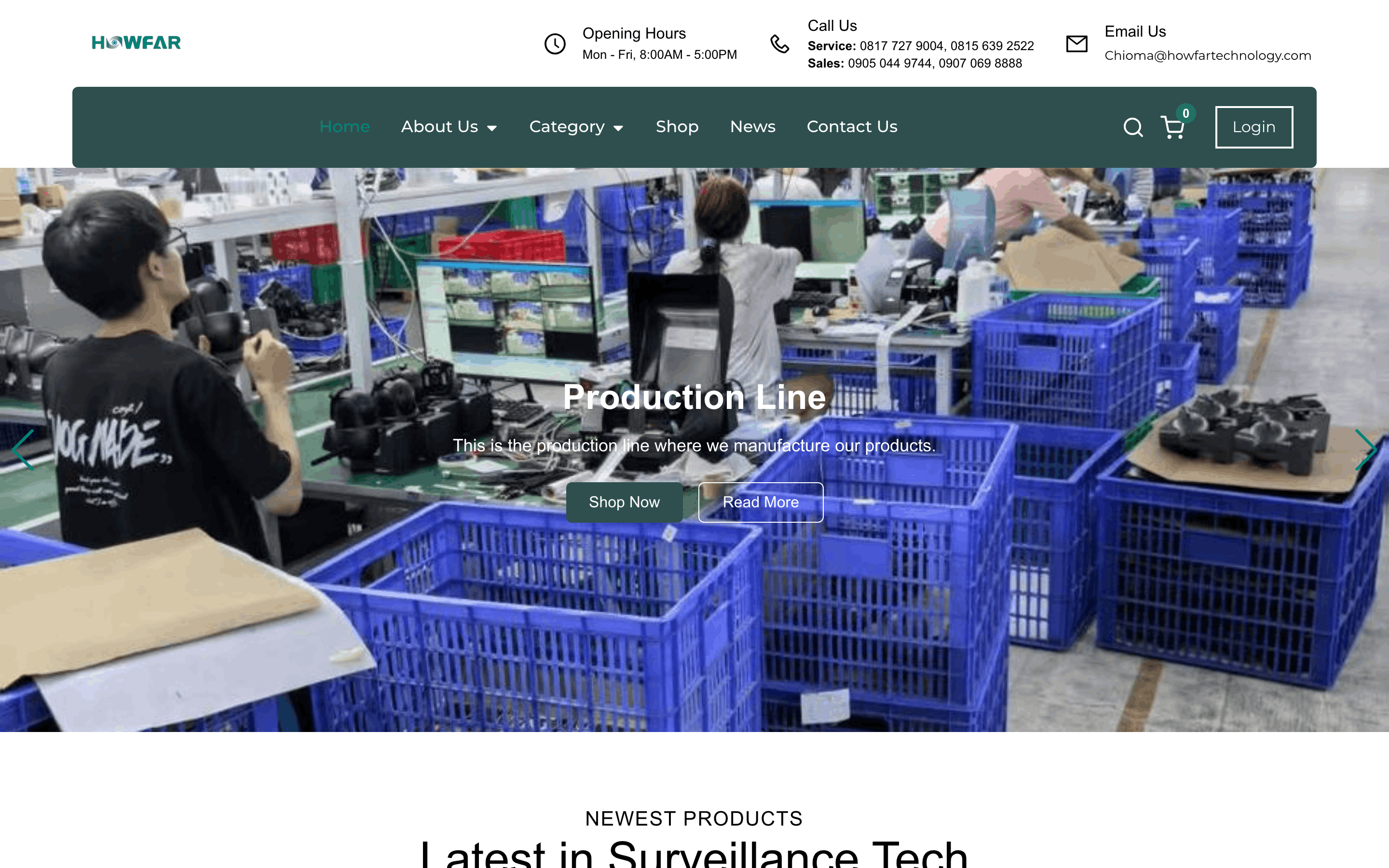 HOWFAR Technology: A technology firm's own shopfront