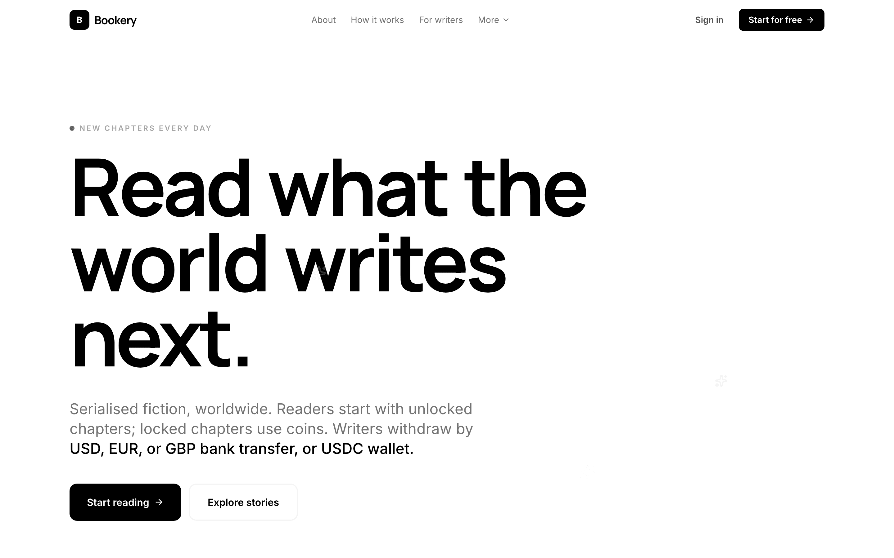 The Bookery: A publishing platform authors get paid on
